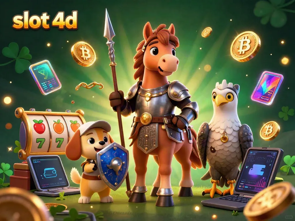 Experience exciting slot 4d gameplay with vibrant characters in a dynamic 3D environment.