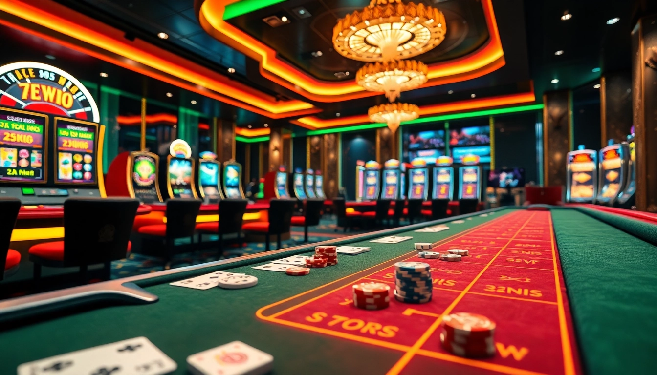 Experience the thrill of gaming at trang chu 789win with vibrant casino tables and exciting gameplay.
