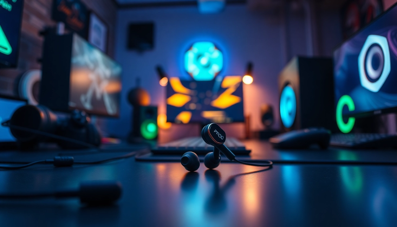 Experience the comfort of PRO60 Gaming Earbuds during intense gaming sessions.