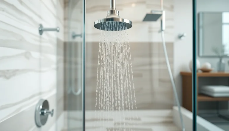 Transform your space with elegant showers au, showcasing modern bathroom design and sleek fixtures.