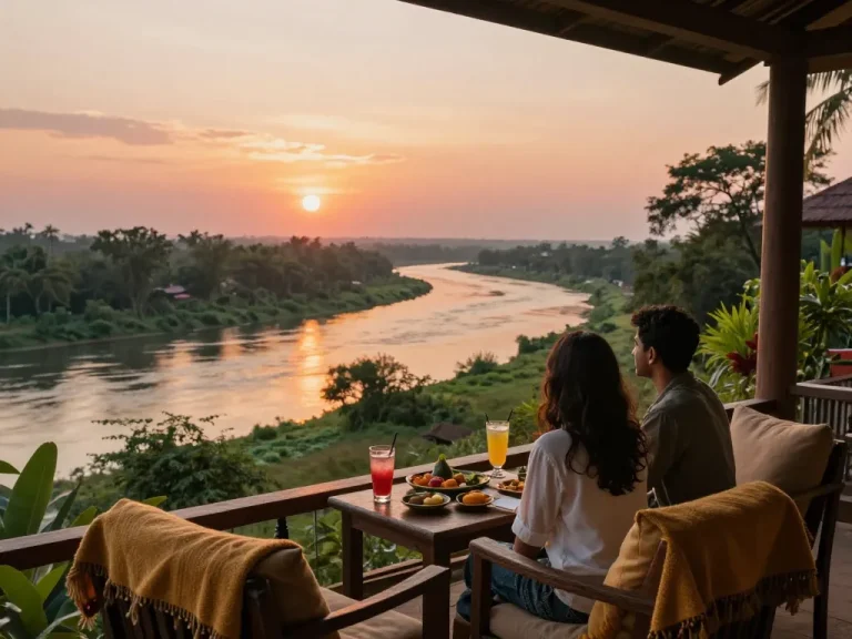 Dandeli resorts offer a romantic riverside setting with lush views and cozy accommodations.