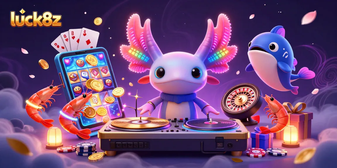 Engage with luck8z and enjoy thrilling slot action amid vibrant underwater excitement.